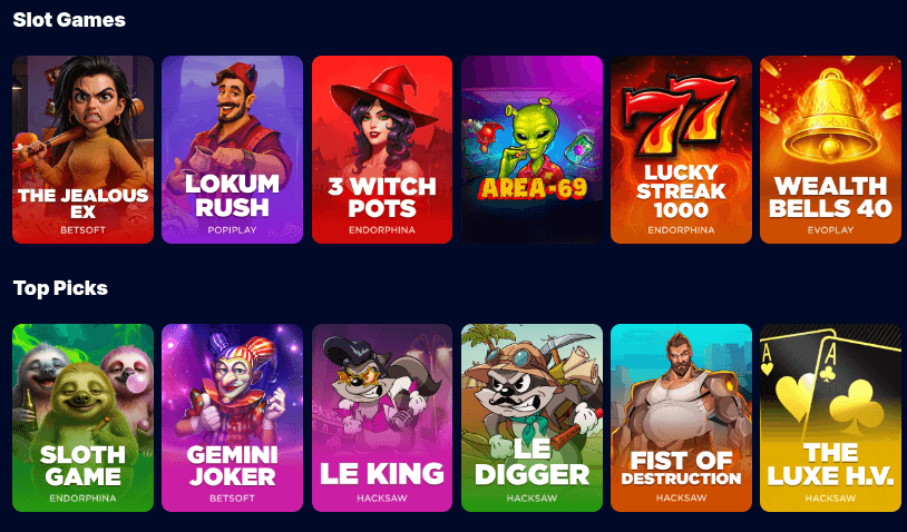 Andromedasino Casino Game Library